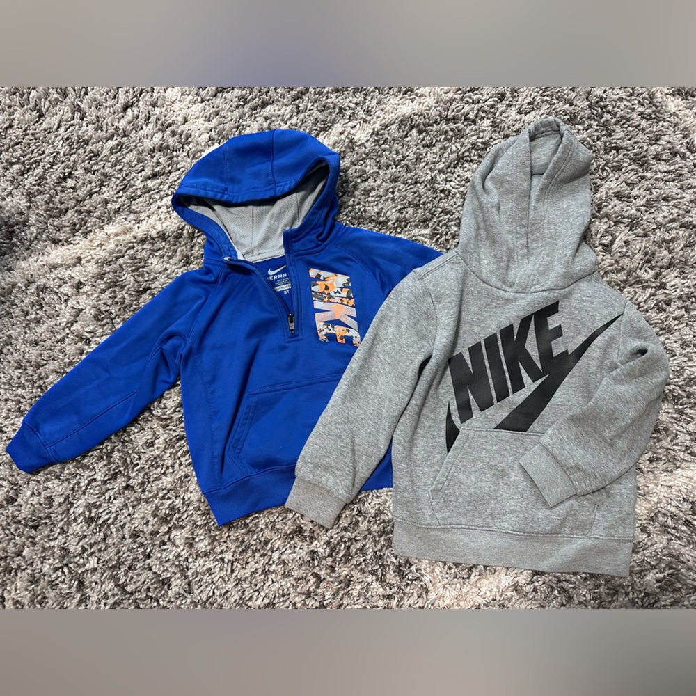 Two Nike Sweatshirts Toddler Boy size 3T